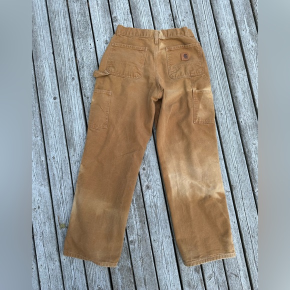 Carhartt Denim - Tan Carhartts w/ Really Cool Sun Fading 26-27" waist